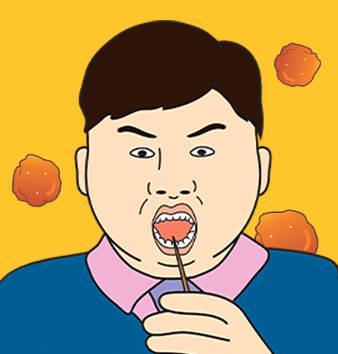 炸鸡块,炸鸡块漫画
